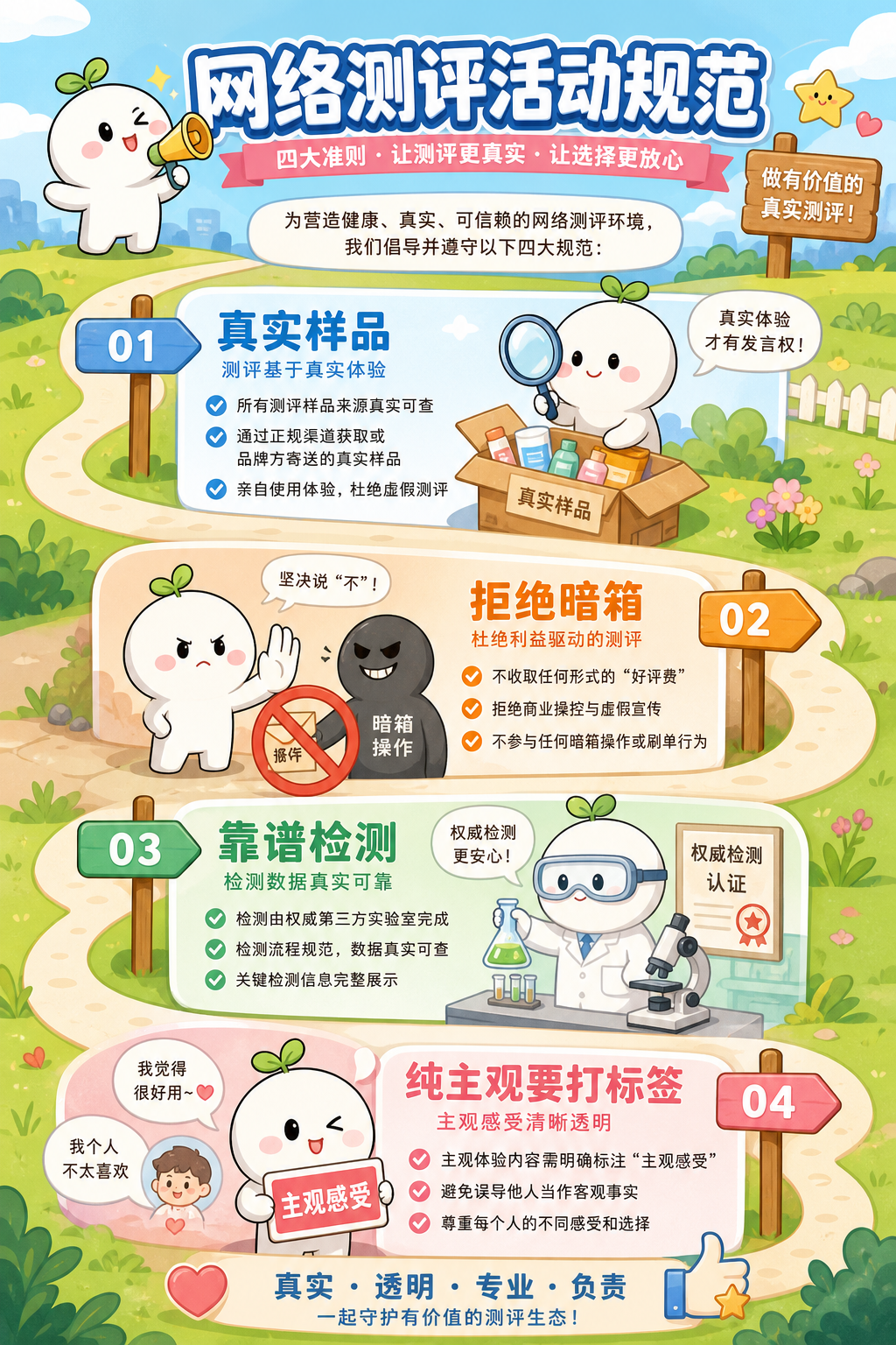 网络测评活动规范四大准则配图
